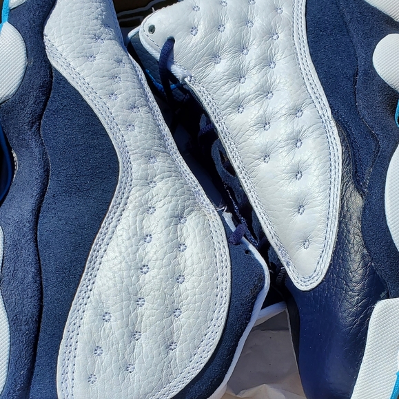 NIKE AIR JORDAN 13 RETRO GS 'OBSIDIAN' SIZE: 5Y(6.5 WMNS) - Picture 13 of 17